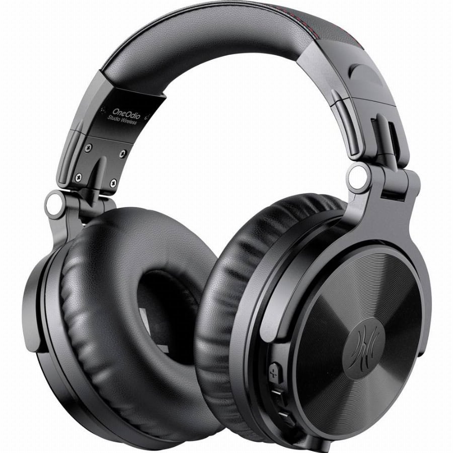 OneOdio Studio Wireless Pro C Over Ear headset Bluetooth Stereo Zwart High-Resolution Audio Headset, Zwenkbare oorschelpen