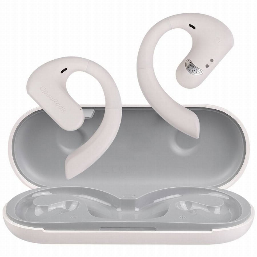 OneOdio OpenRock S Ear Free headset Bluetooth Stereo Cream Headset, Oplaadbox, Oorbeugel, Bestand tegen zweet Sport