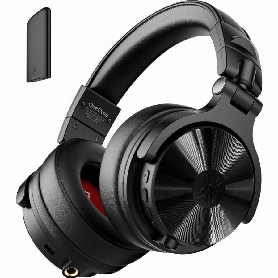 OneOdio Studio Max 1 Over Ear koptelefoon Bluetooth, Kabel, Draadloos Zwart High-Resolution Audio Zwenkbare oorschelpen, Volumeregeling, Indicator voor