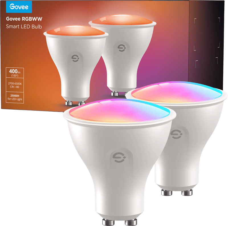 Govee Wit en Gekleurd Licht GU10 2-pack