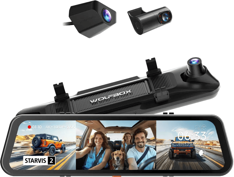 Wolfbox G900 Tripro Cabin 3CH 4K Wifi GPS 256GB