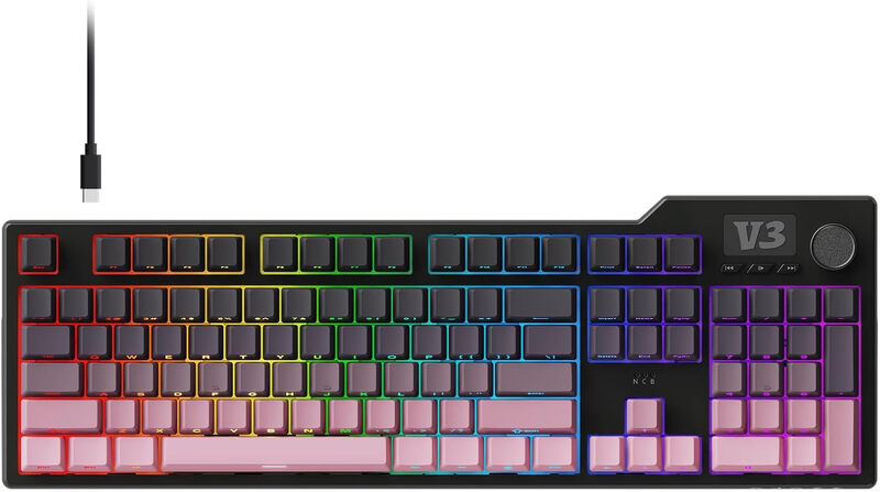 AJAZZ AK35I V3 mechanisch gaming-toetsenbord met gasketmechanisme, volledig formaat