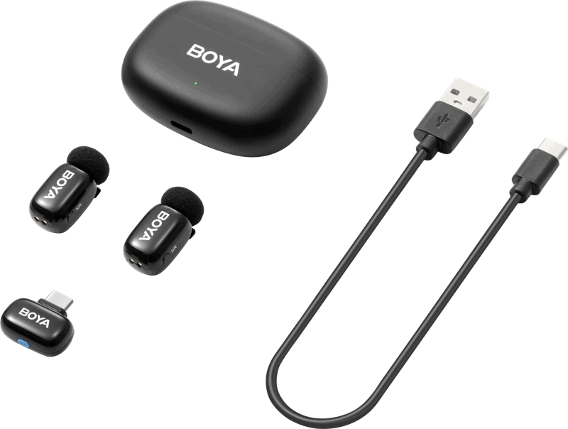Boya Mini 2 Zwart voor Usb C