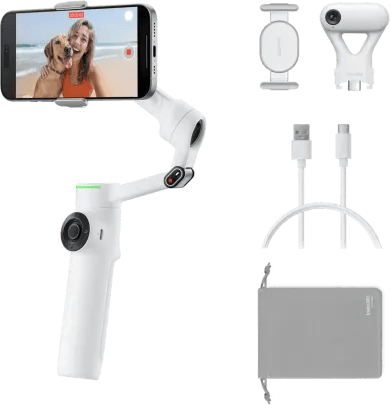 Insta360 Flow 2 Pro AI Tracker Bundle/ Summit White