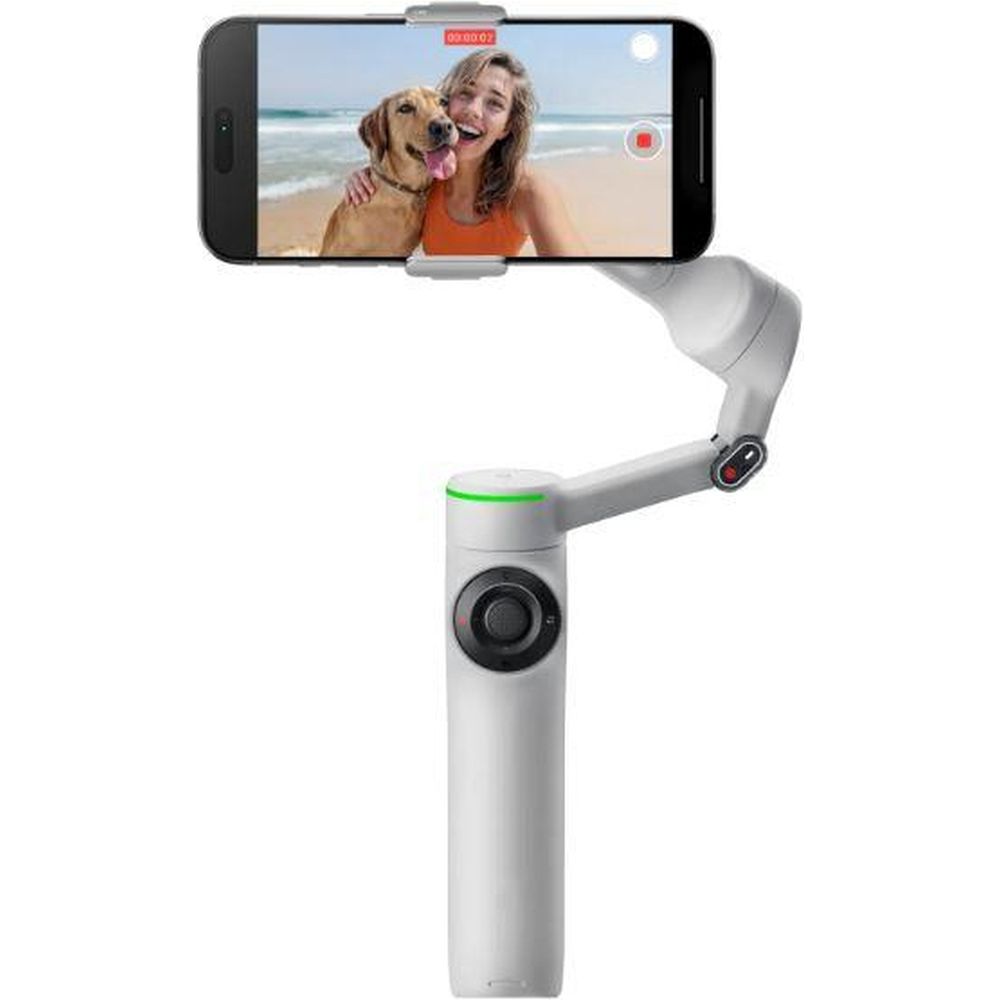 Insta360 Flow 2 Pro AI Tracker Bundle - Stone Gray - AI tracker - Selfiestick