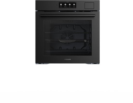 Dreame OZ60 Inbouwoven met Stoomboost – 81L – 11 Kookmodi – Airfryer – Pyrolyse – A++ – 6,86″ Aanraakscherm – Voedselthermometer – Zwart