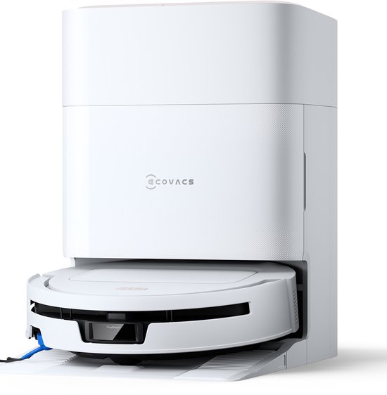 Ecovacs Deebot T90 Max Pro Omni – Robotstofzuiger Met Dweilfunctie – 40.000 Pa – 9,5 cm Ultradun – ZeroTangle 4.0 Anti-klit – Omni-Station – Wit