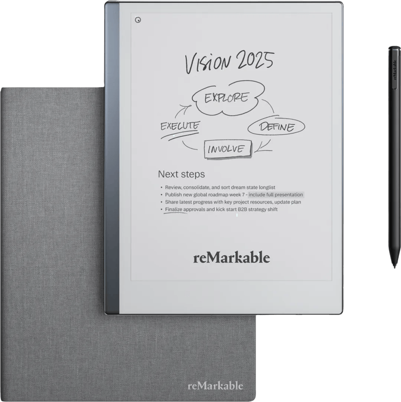 reMarkable 2 met Book Case Grijs