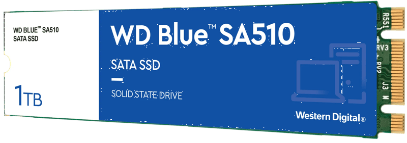 WD Blue SA510 1TB SATA M.2 SSD
