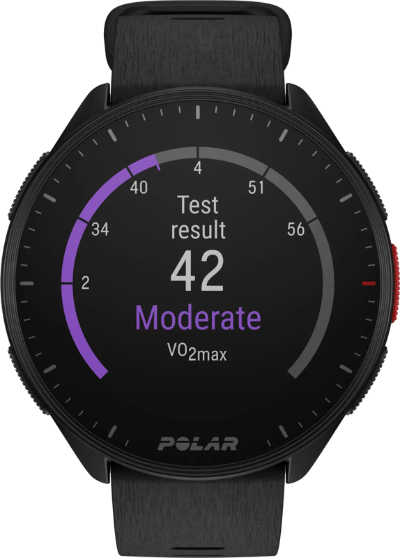 Polar Pacer Zwart
