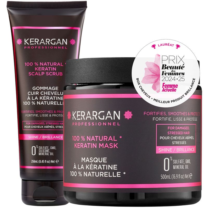 Kerargan - Duo Masker & Peeling met Keratine 750