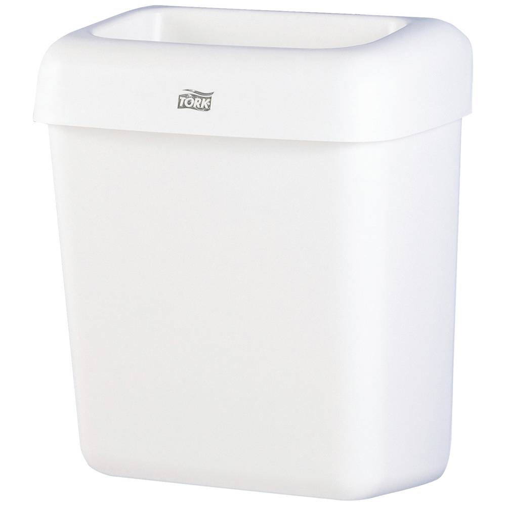 TORK System B2 226100 Afvalbak 20 l Kunststof (b x h x d) 322 x 430 x 205 mm Wit Met wandhouder 1 stuk(s)