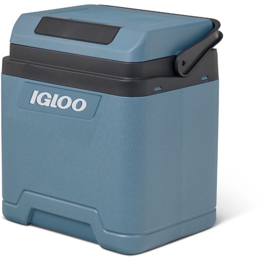 Igloo IE24 Thermo elektrische koelbox – 12/230v AC/DC – 24L – Kleur Blauw – Alternatief voor Mobicool ME24