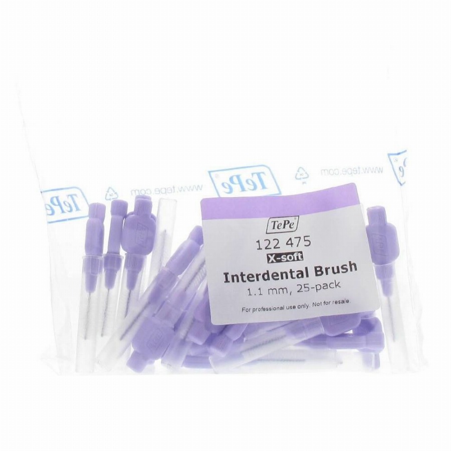 Tepe Interdentale Borstel 1,1mm Paars Extra Zacht 25 Tandenborstel