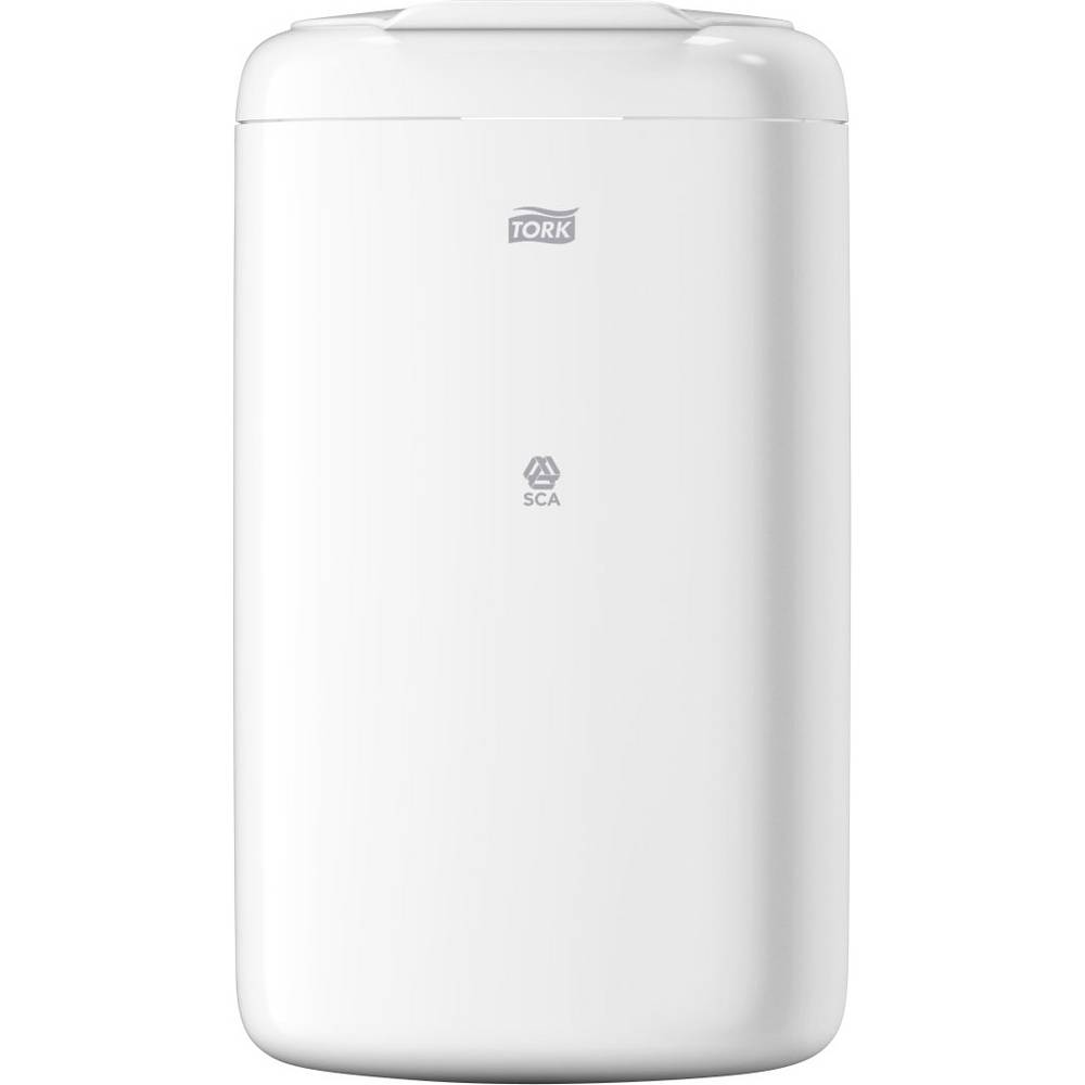 TORK Tork Elevation Mini Bin - Mülleimer - Klappdeckel 564000 Afvalbak 5 l Kunststof (l x b x h) 350 cm x 190 mm x 338 mm Wit 1 stuk(s)