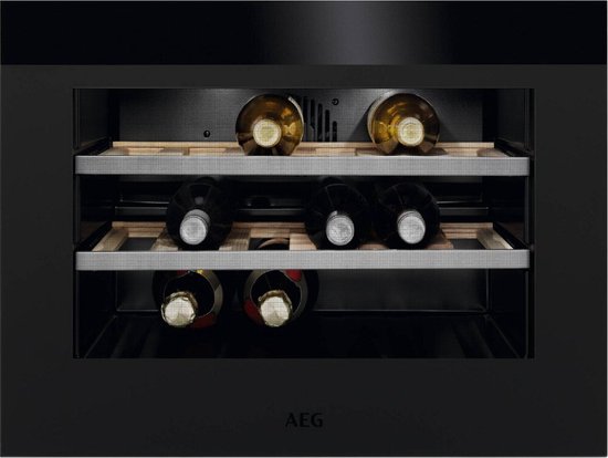 AEG KWK884520T - Inbouw wijnkoelkast - Zwart - 18 flessen - 39 dB