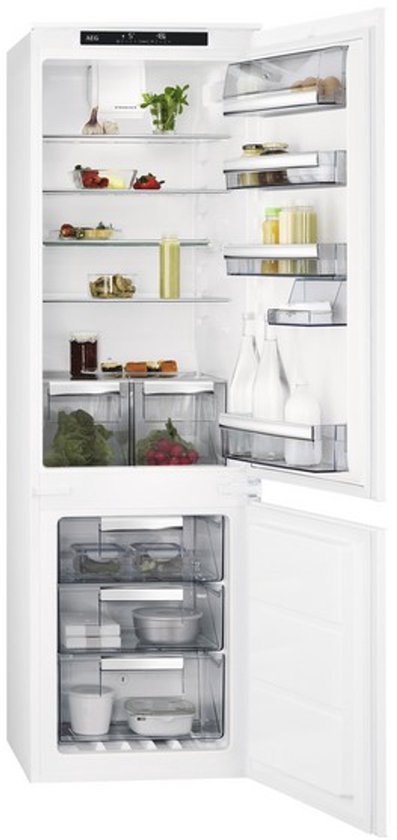 AEG SCE818F6TS koel-vriescombinatie Ingebouwd 253 l Wit