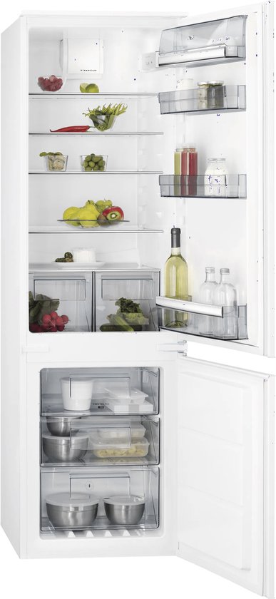 AEG SCB618E6TS koel-vriescombinatie Ingebouwd 254 l E Wit