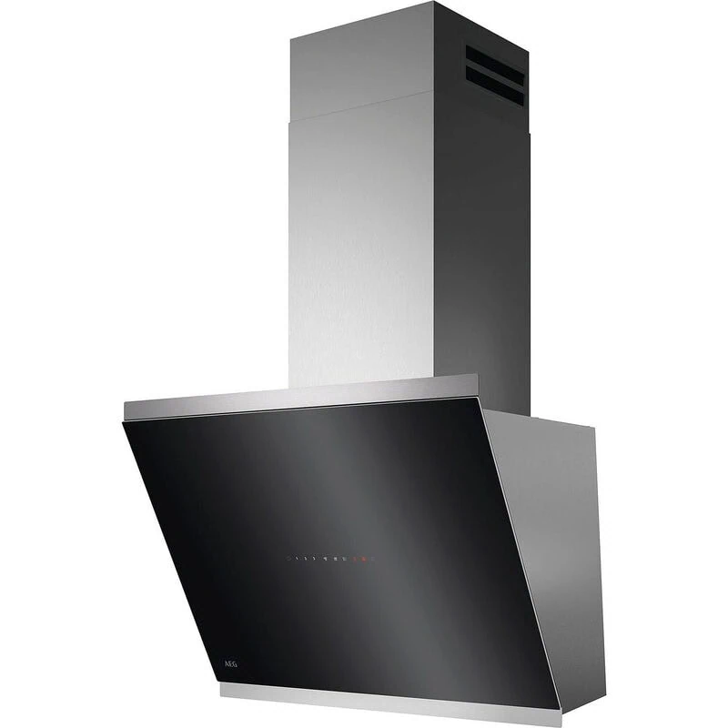 AEG GV77D61SL wandgemonteerde rookzuigkap zonder bovendeksel / Serie 7000 SilenceTech / afzuig- of recirculatiestand / 60 cm / zwart / SilenceTech / max. 440 m³/u / min. 51 – max.…