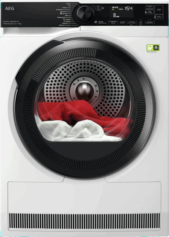 AEG 8000 AbsoluteCare® - Warmtepomp Droogkast 9 kg TR89T64C