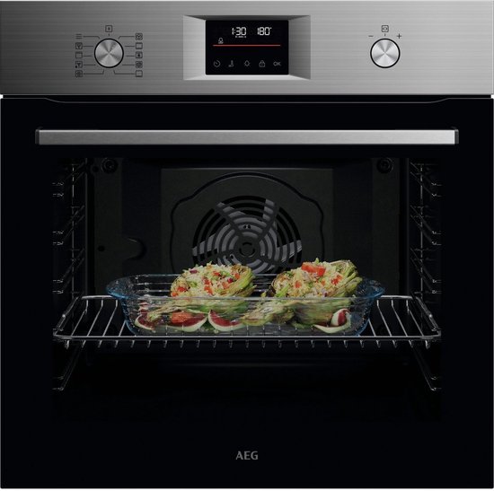 AEG OU5PB40SM 5000 SurroundCook – Heteluchtoven met pyrolytische reiniging
