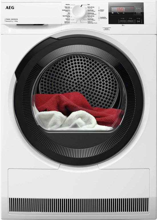 AEG TR7284BB4 - 7000 - SensiDry® - Warmtepomp Droogkast - 8 kg - NL/FR