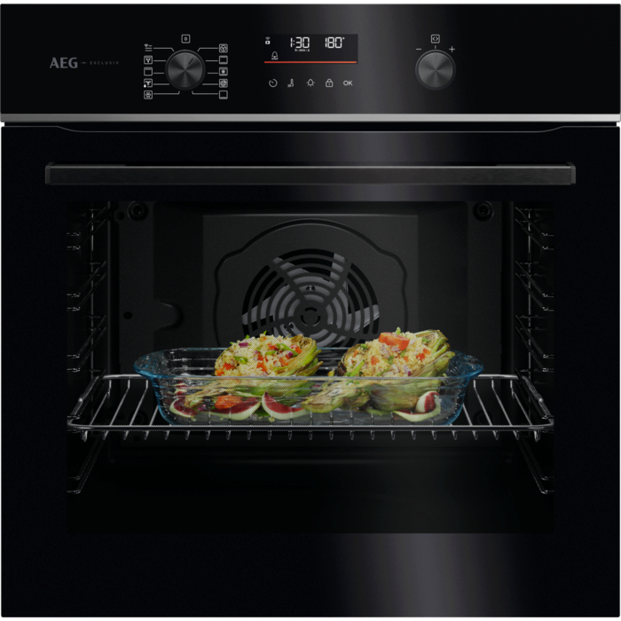 AEG TU5PB401SB @ Inbouwoven Hetelucht Oven | Pyrolyse Zelfreiniging | SurroundCook | A++ | Max Volume 72 L