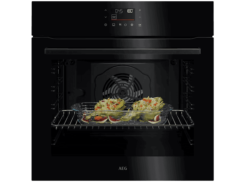 AEG OU5PB40WPK 5000 SurroundCook - Inbouwoven - Heteluchtoven met Pyrolysereiniging - 72 l