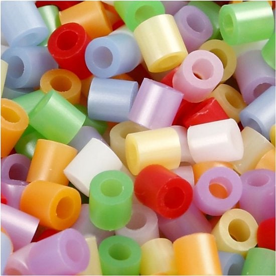 Nabbi Medium Tube Kralen Parelmoer Mix - 20000 stuks