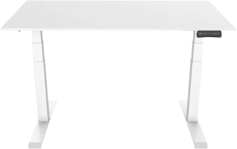 Euroseats Elektrisch Zit Sta Bureau 140 x 80 Wit/Wit