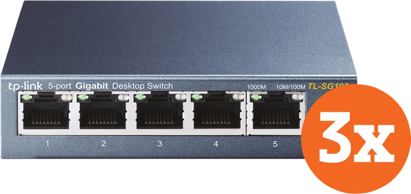 TP-Link TL-SG105 3-Pack