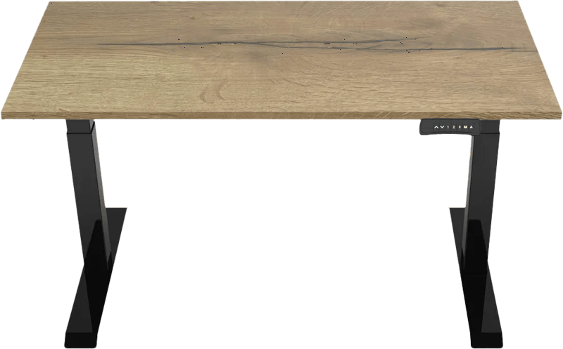 Euroseats Elektrisch Zit Sta Bureau 160 x 80 Zwart/Eiken