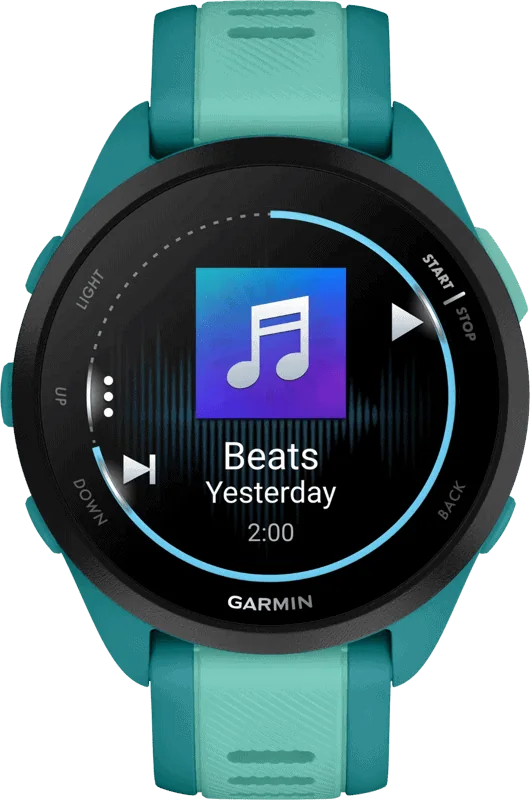 GARMIN Smartwatch Forerunner 165 Music Aqua (010-02863-32)