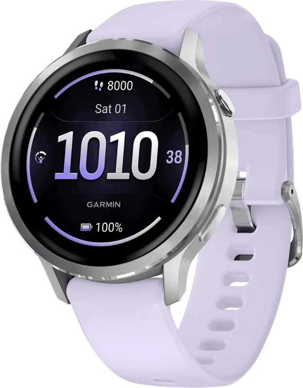 GARMIN VENU 4 41MM GRY W/ S+PURP