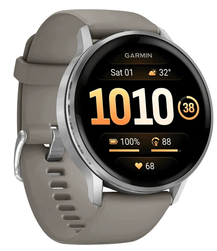 GARMIN VENU 4 45MM BLACK W/ SILVER + GRAY