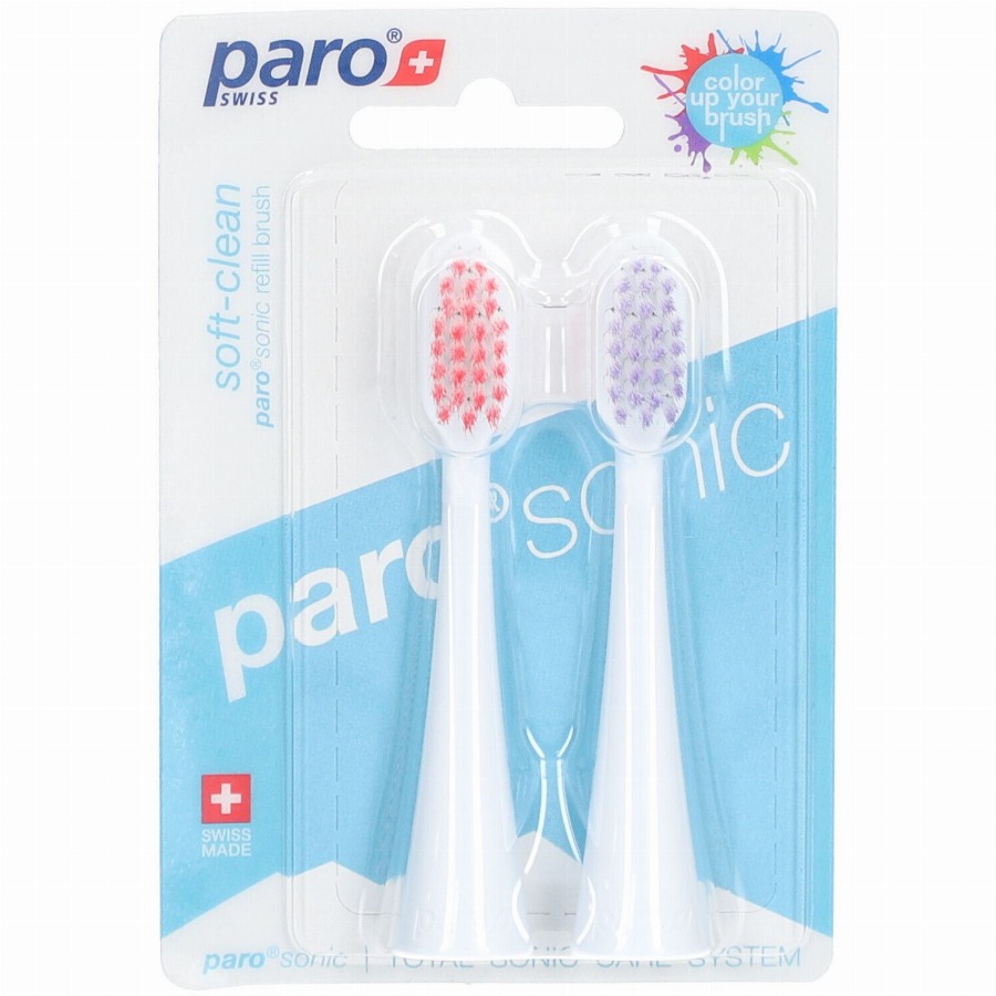 paro® Sonic soft-Clean - Vervangende opzetborstels 2 Tandenborstel