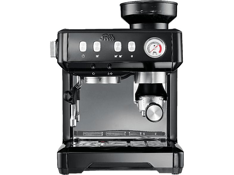 Solis Grind & Infuse Compact (980.15) - Semi Automatische Espressomachine Zwart