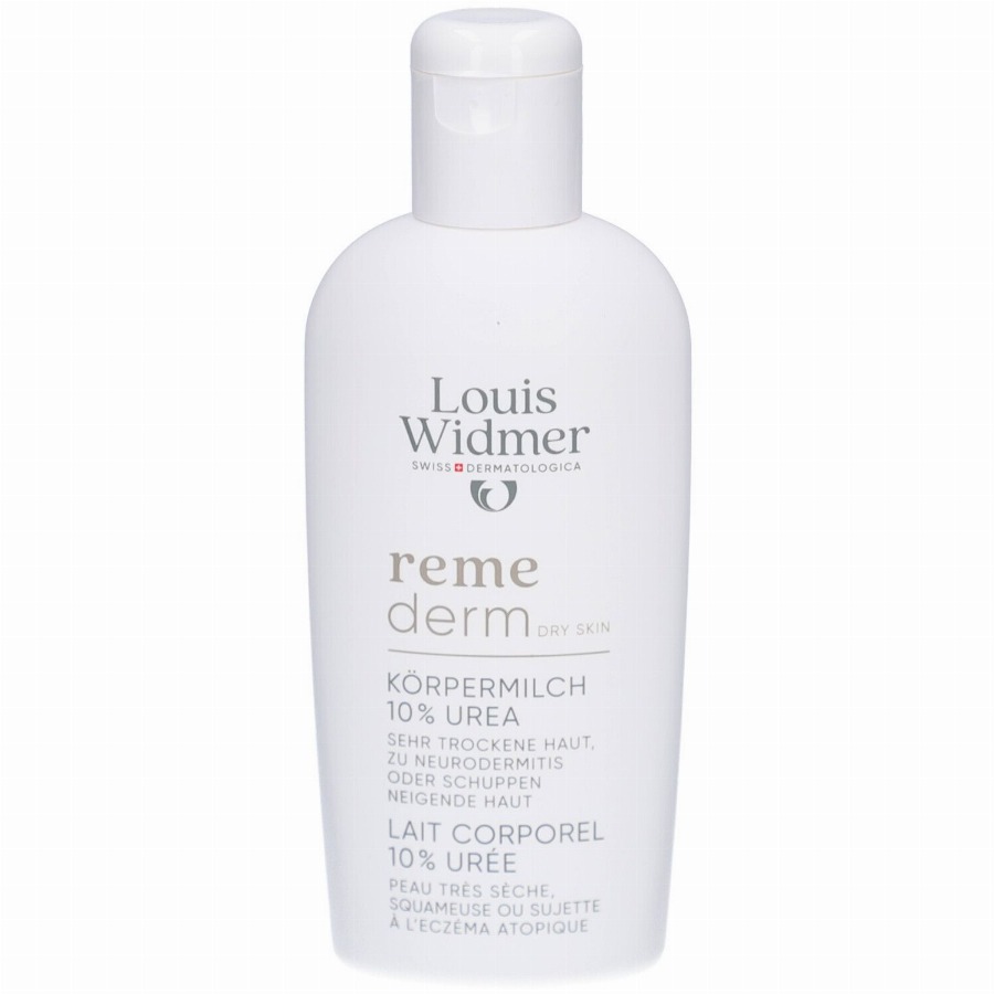 Louis Widmer REMEDERM DRY SKIN Lichaamsmelk 10% Ureum Zonder Parfum 200 Lichaamsverzorging