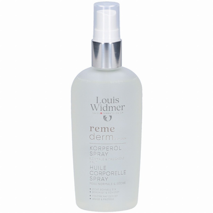 Louis Widmer Remederm Dry Skin Lichaamsolie Spray Licht Geparfumeerd 150 Olie
