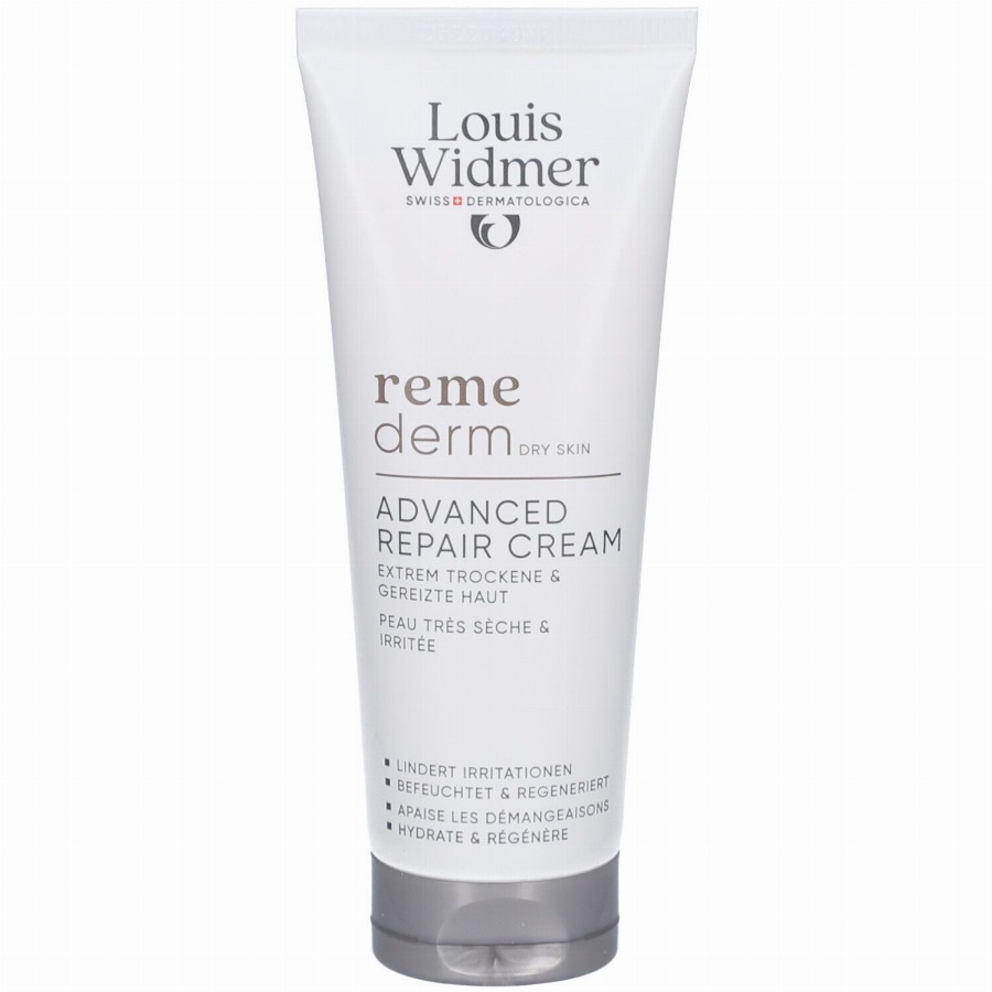 Louis Widmer Remederm Dry Skin Creme Repair Zonder Parfum 75 Crème
