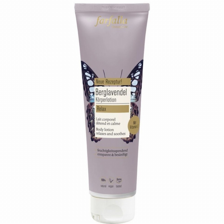 farfalla BeautyCare Mountain lavendel body lotion 150 Lichaamsverzorging