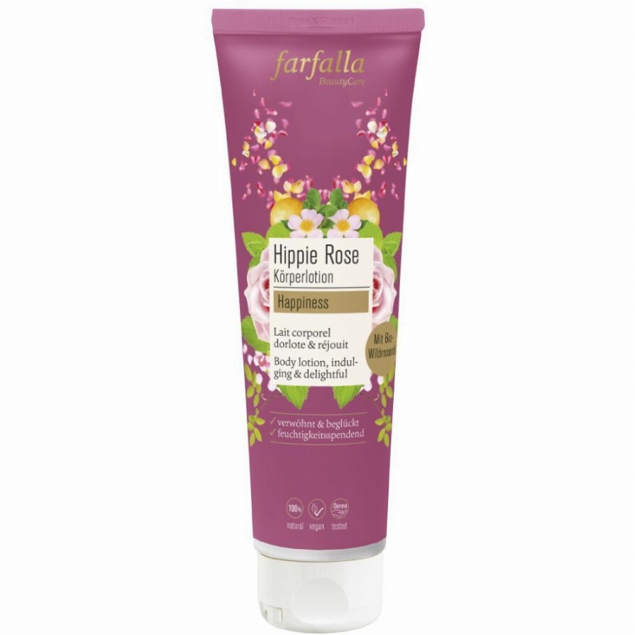 FARFALLA Body Lotion Hippie Rose 150 Lichaamsverzorging