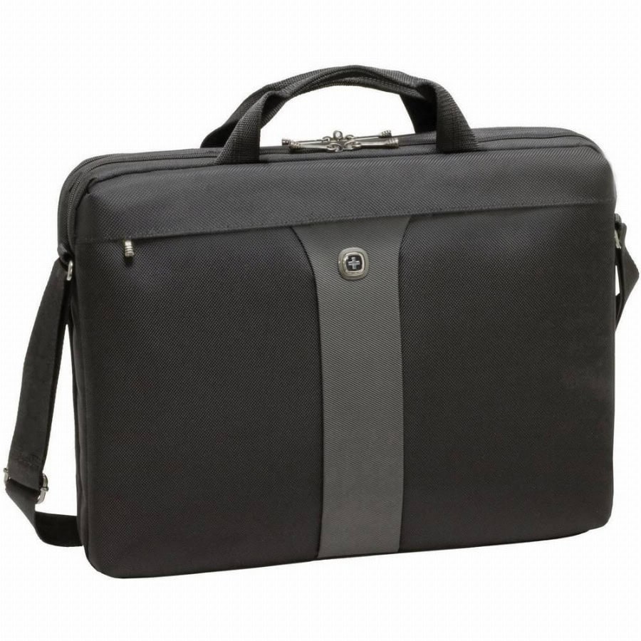 Wenger Legacy Slimcase Laptoptas Geschikt voor max. (laptop): 43,2 cm (17) Zwart, Grijs
