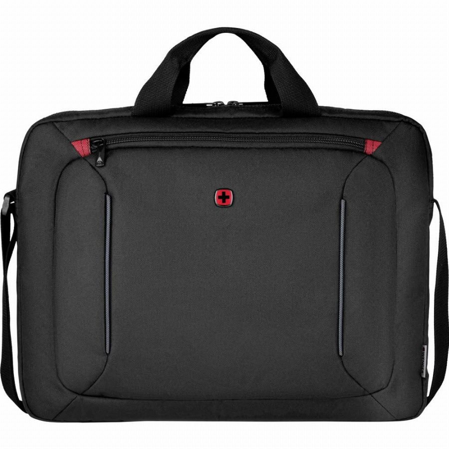 Wenger BQ 16 Slimcase Laptoptas Geschikt voor max. (laptop): 40,6 cm (16) Zwart