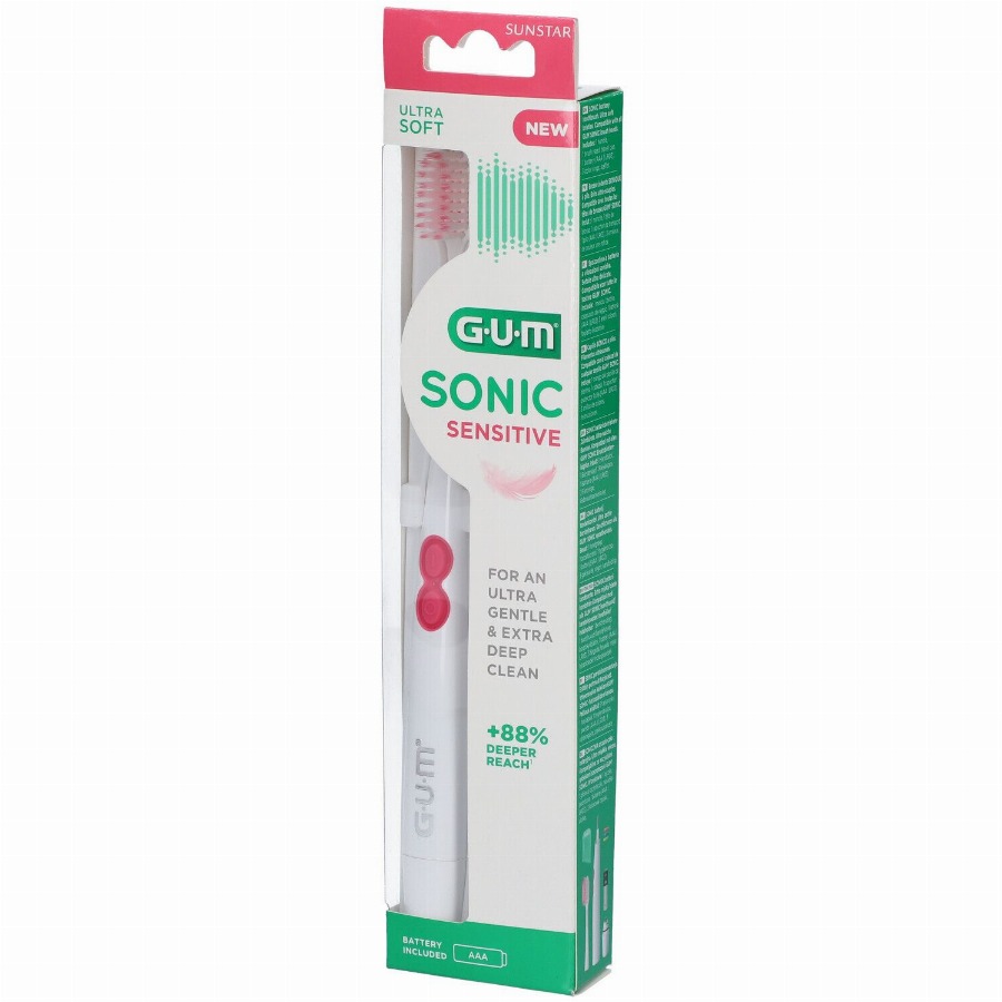 GUM® SONIC SENSITIVE batterij tandenborstel 1