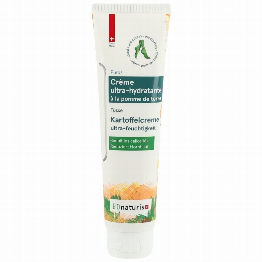 Bionaturis Ultra-hydraterende crème met aardappel voor de voeten 100 Crème
