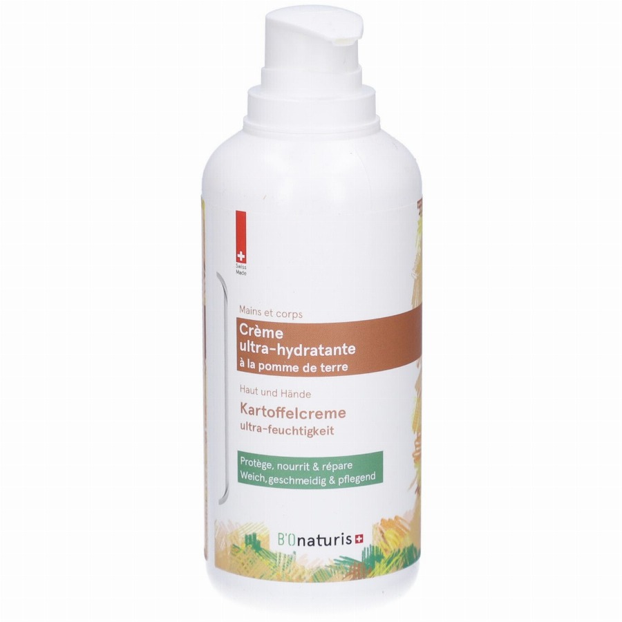 BIOnaturis Ultra-Hydraterende Aardappelcrème voor Handen en Lichaam 400 Crème