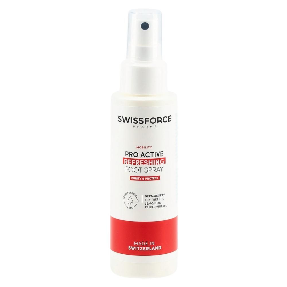 Swissforce Pro Active Refreshing - Anti-geurspray voor de voeten Veganistisch 100 Oplossing