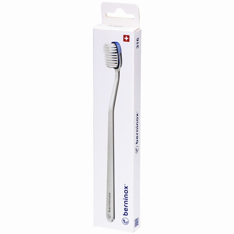 Berninox Tandenborstel 316 Oceaanblauw Medium 1