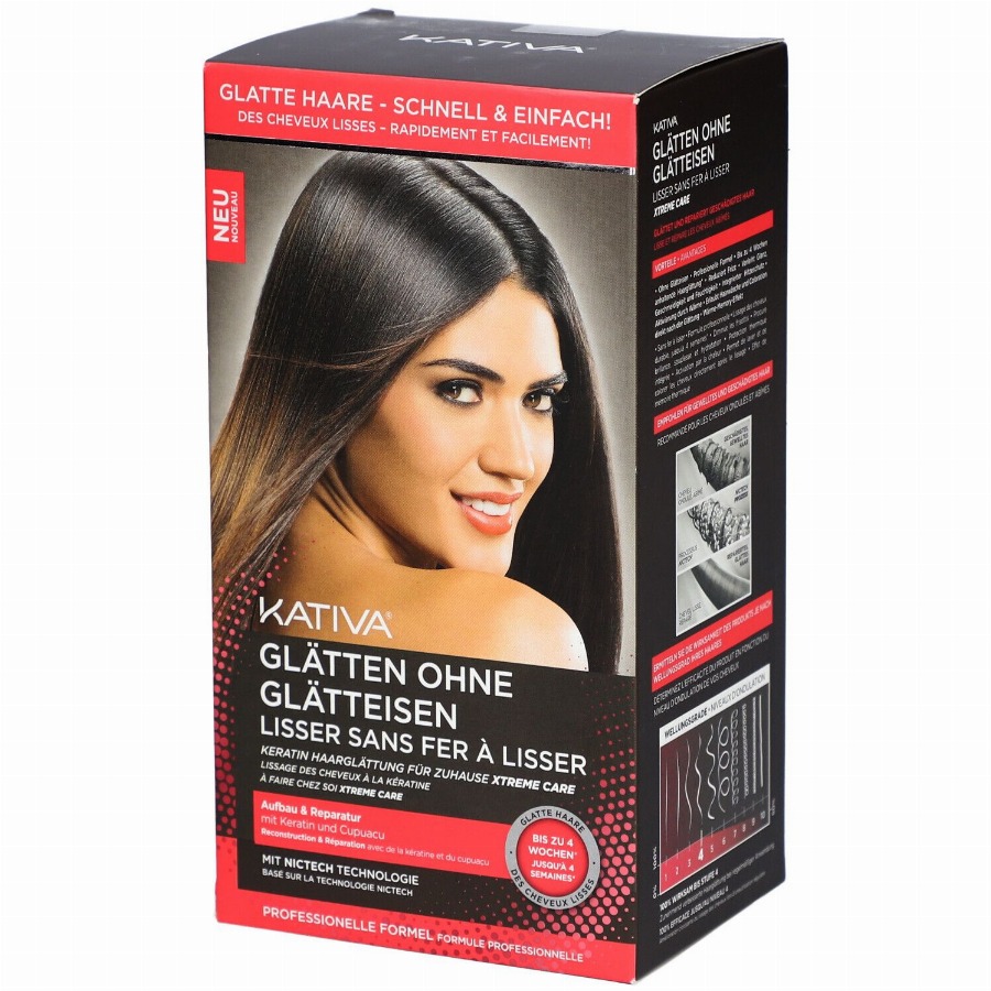 KATIVA Xtreme Care Haar steilen zonder stijltang 1 Crème